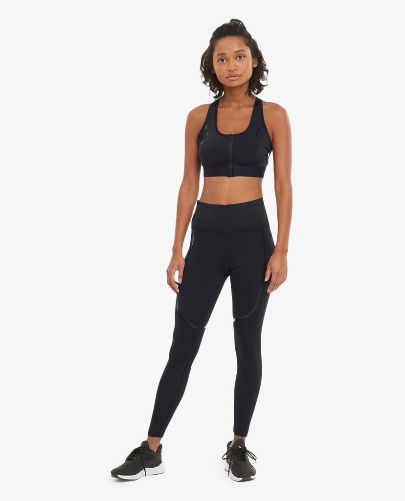 PUMA - Áo bra thể thao nữ Train High Impact Front Zip