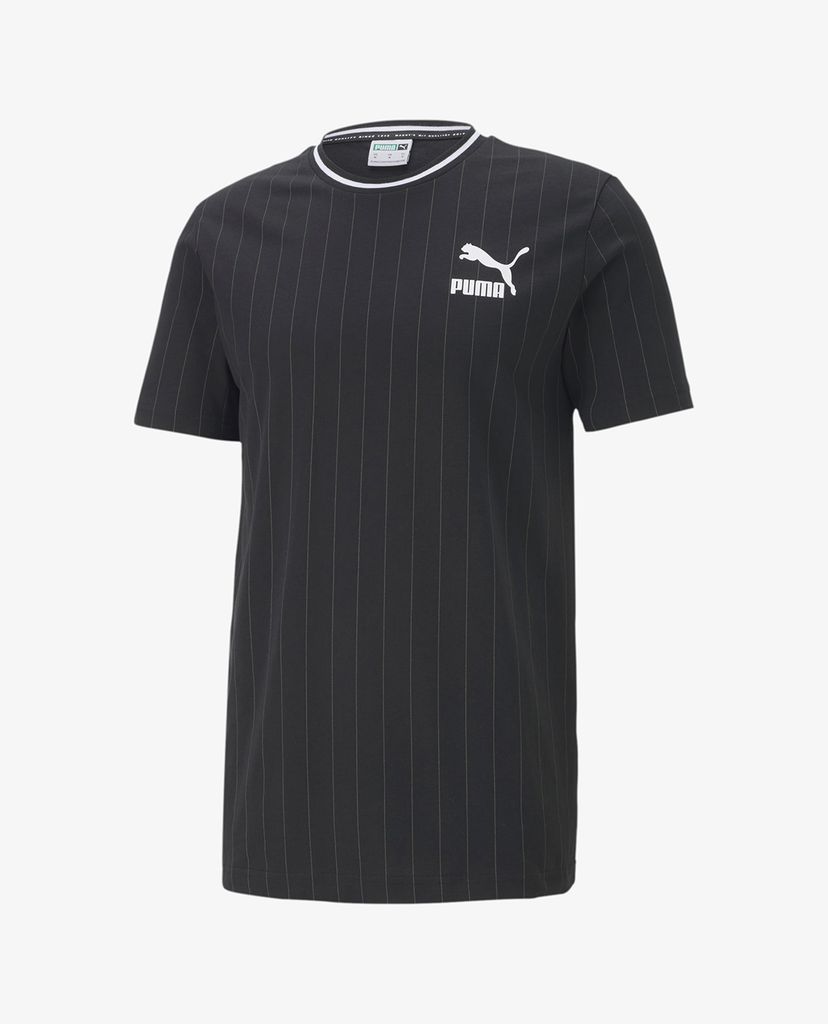 PUMA - Áo thun thể thao nam kẻ sọc Pinstripe
