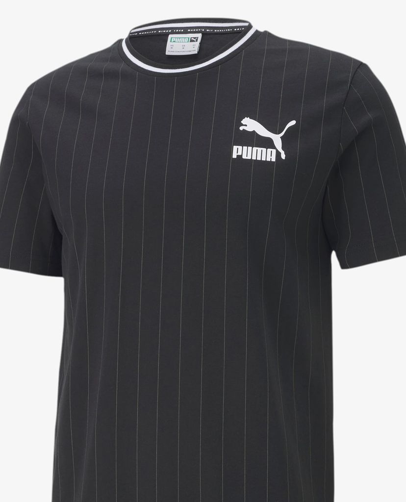 PUMA - Áo thun thể thao nam kẻ sọc Pinstripe