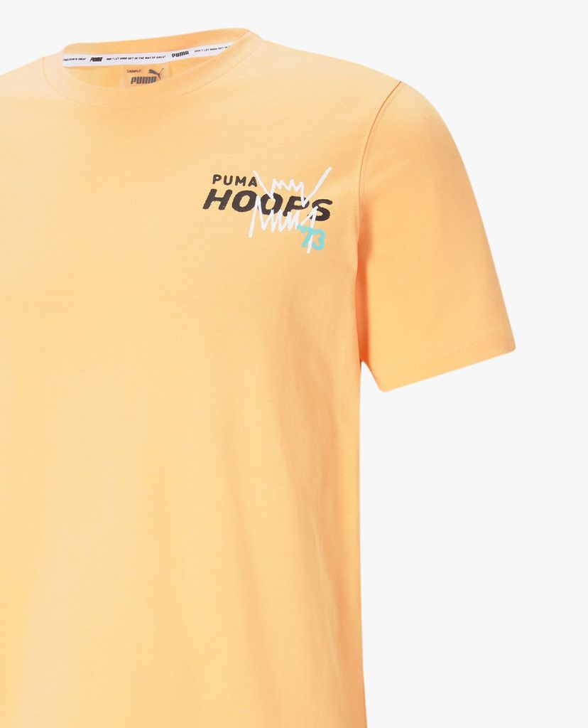 PUMA - Áo thun thể thao nam Franchise Hoops Basketball Tee