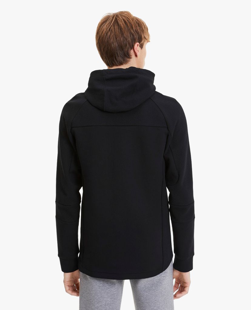 PUMA - Áo hoodie nam có nón phối zip Evostripe