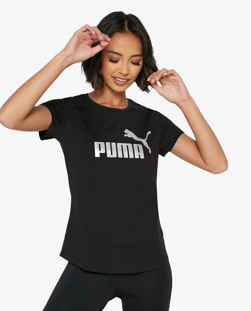 PUMA - Áo thun thể thao nữ Sportstyle Essentials+ Metallic