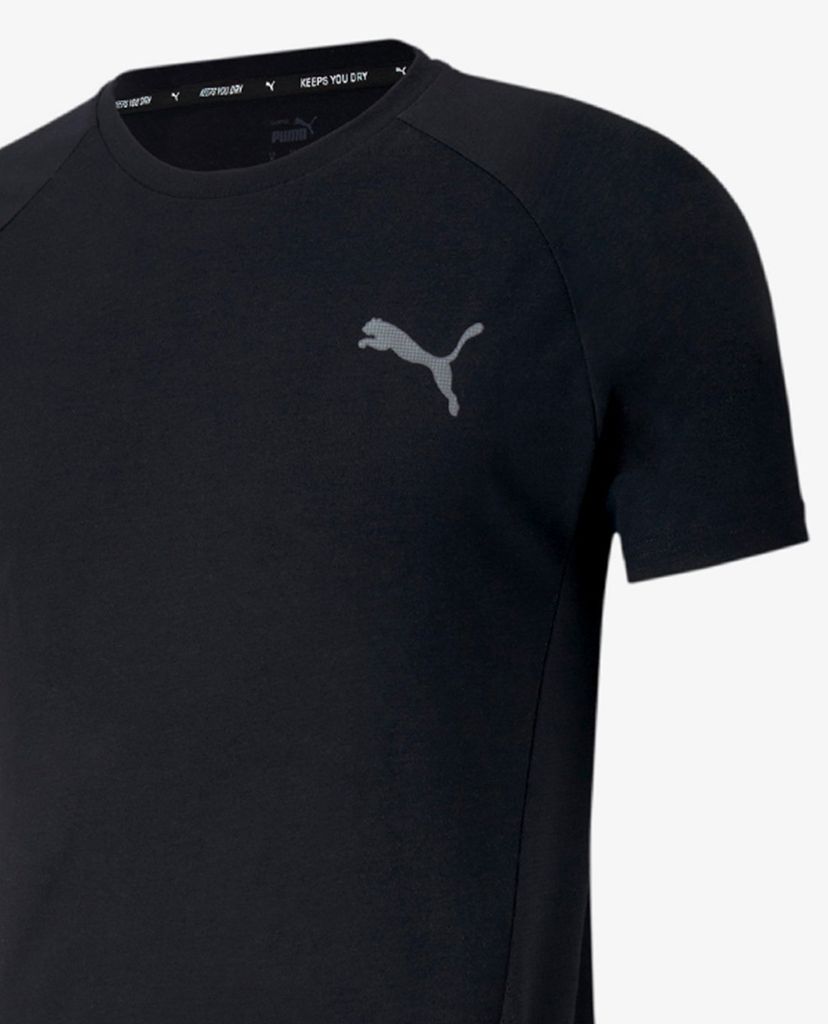 PUMA - Áo thun nam cổ tròn tay ngắn Sportstyle Evostripe
