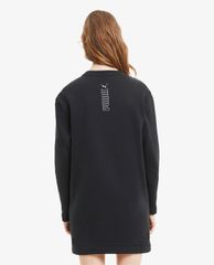 PUMA - Đầm mini cổ tròn tay dài phom suông thời trang Sportstyle