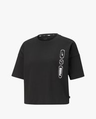 PUMA - Áo thun thể thao nữ phom ngắn Rebel Fashion