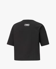 PUMA - Áo thun thể thao nữ phom ngắn Rebel Fashion