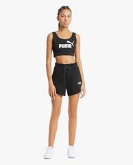 PUMA - Quần shorts nữ lưng thun Rebel High Waist