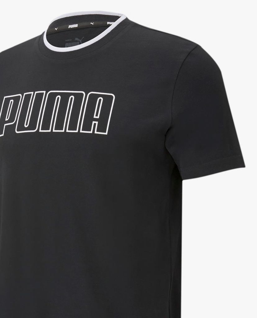 PUMA - Áo thun thể thao nam PUMA Block Tipping Sportstyle