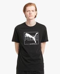 PUMA - Áo thun thể thao nam ngắn tay Flock