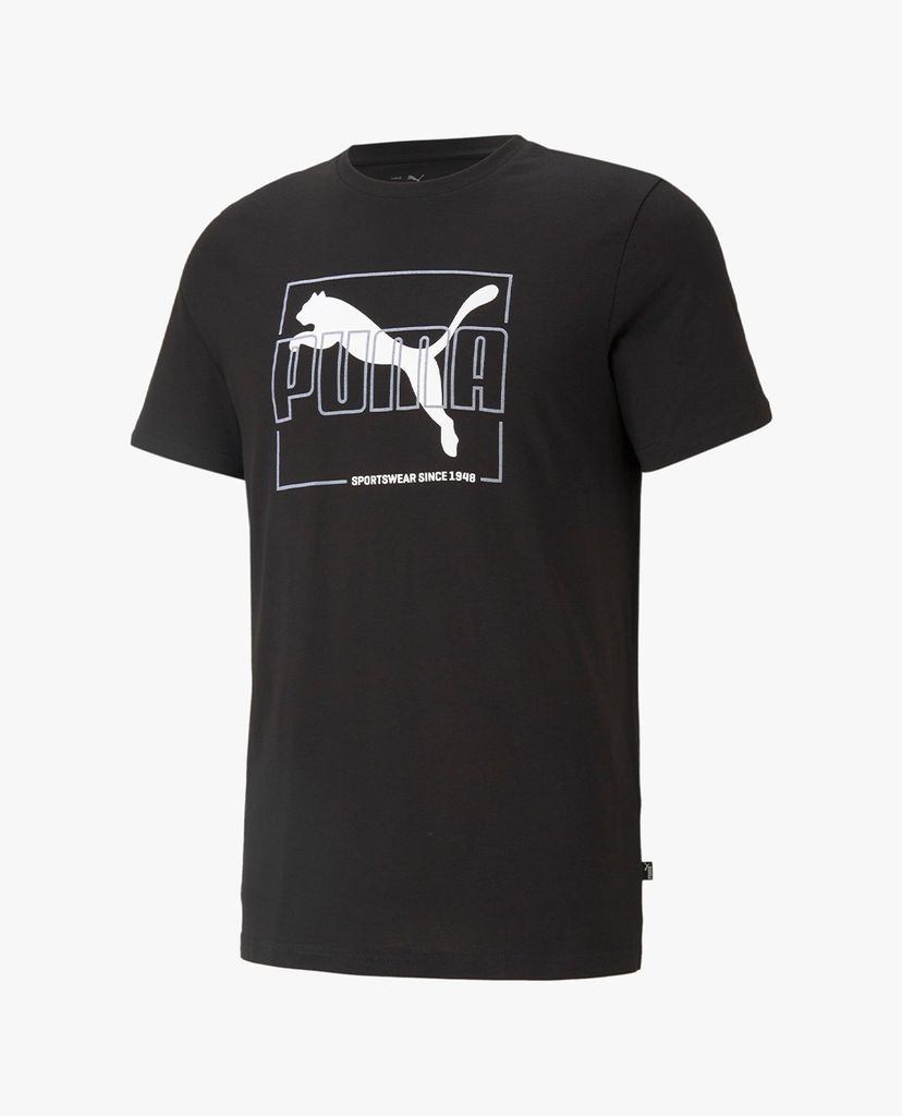 PUMA - Áo thun thể thao nam ngắn tay Flock