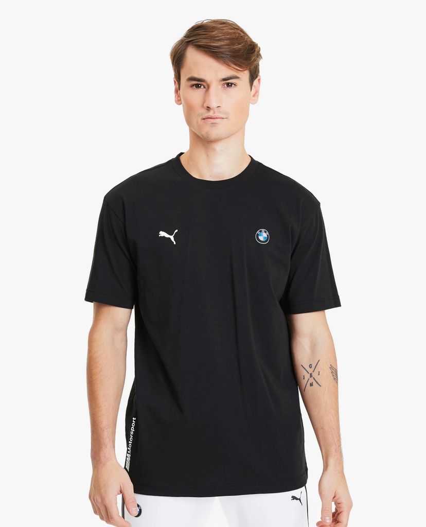 PUMA - Áo thun nam cổ tròn tay ngắn BMW M Motorsport Life Graphic Tee
