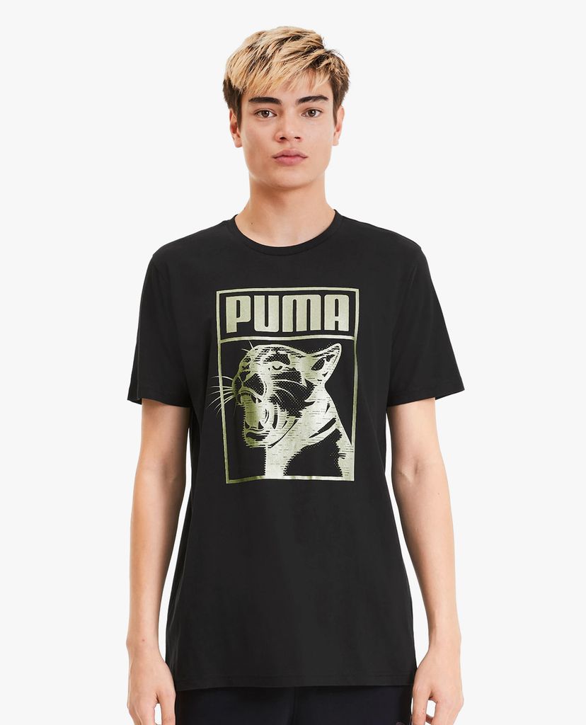 PUMA - Áo thun thể thao Graphic Box Logo