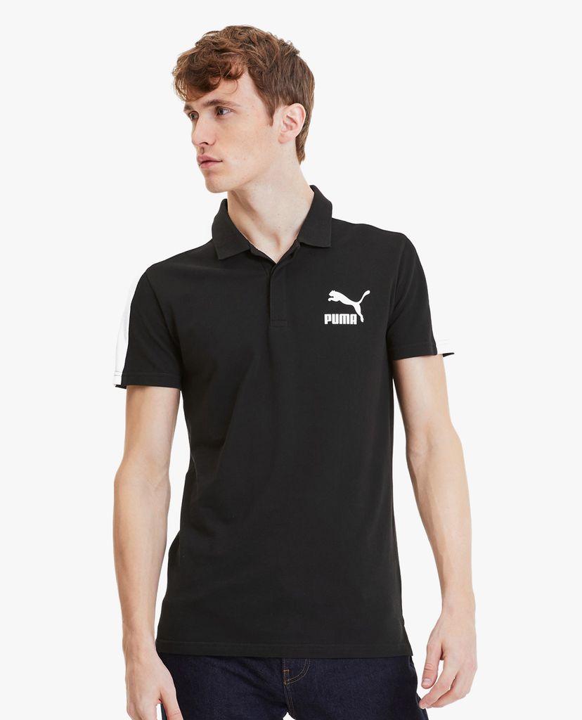 PUMA - Áo thun polo nam tay ngắn Iconic T7