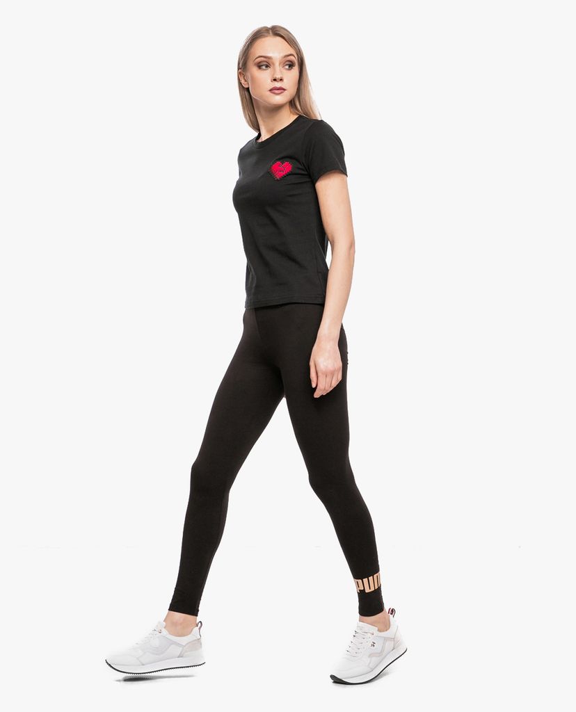 PUMA - Áo thun thể thao logo trái tim Digital Love