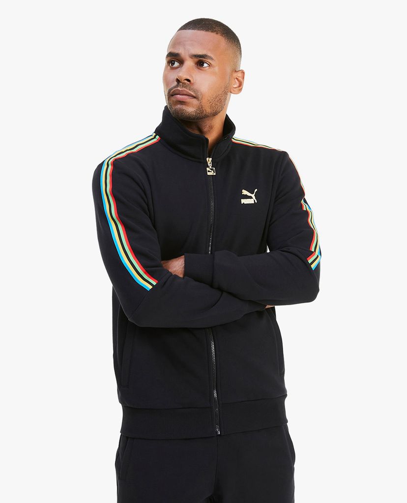 PUMA - Áo khoác thể thao nam cổ cao The Unity Collection TFS Sportstyle