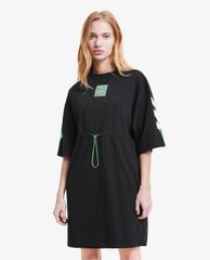 PUMA - Đầm mini cổ tròn tay lỡ phối dây rút Sportstyle Evide