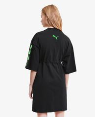 PUMA - Đầm mini cổ tròn tay lỡ phối dây rút Sportstyle Evide