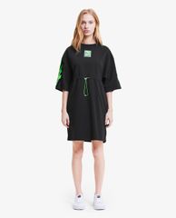 PUMA - Đầm mini cổ tròn tay lỡ phối dây rút Sportstyle Evide