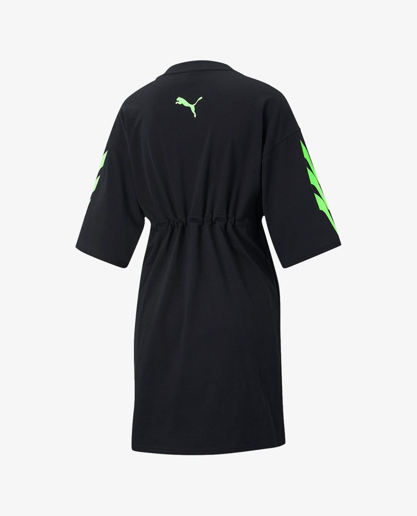 PUMA - Đầm mini cổ tròn tay lỡ phối dây rút Sportstyle Evide