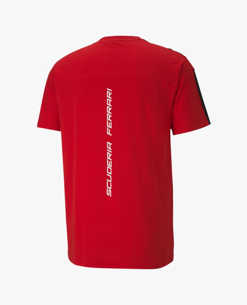 PUMA - Áo thun thể thao nam ngắn tay Scuderia Ferrari Race T7 Motorsport