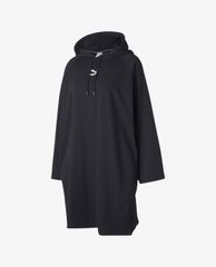 PUMA - Đầm mini tay dài ống rộng phối mũ Train