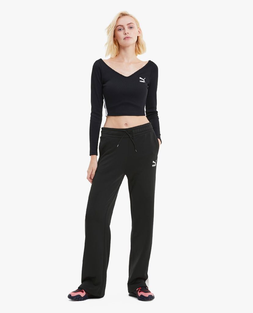 PUMA - Quần kiểu nữ ống rộng Classics Wide Leg Sportstyle