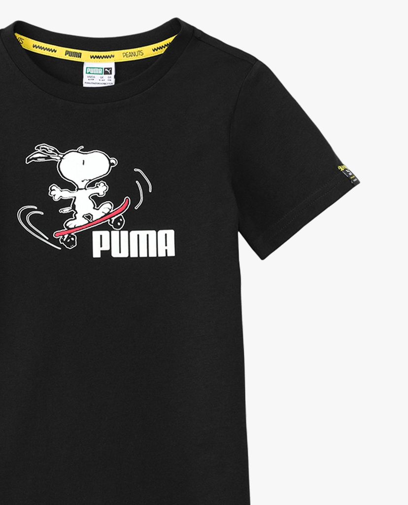 PUMA - Áo thun trẻ em tay ngắn Puma X Peanuts Sportstyle