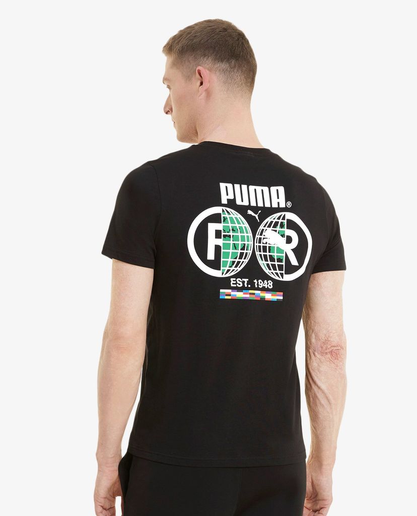 PUMA - Áo thun nam cổ tròn tay ngắn Sportstyle International