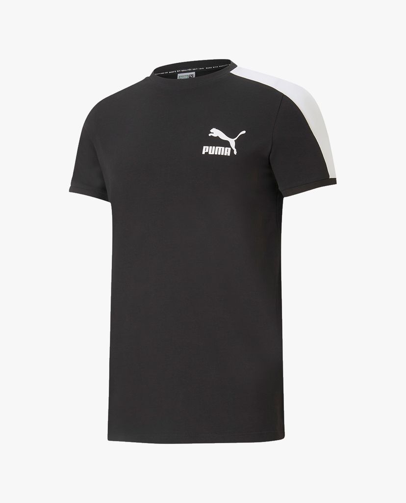 PUMA - Áo thun thể thao nam cổ tròn ngắn tay Iconic T7 Train