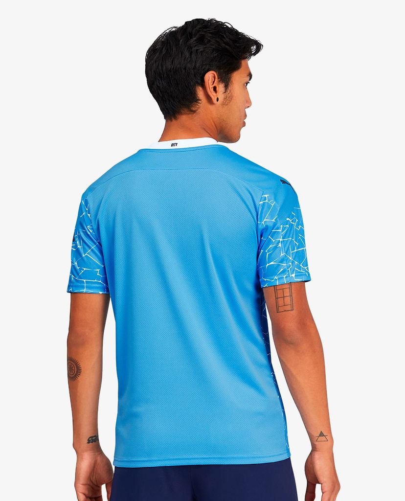 PUMA - Áo thun thể thao nam ngắn tay Man City Home