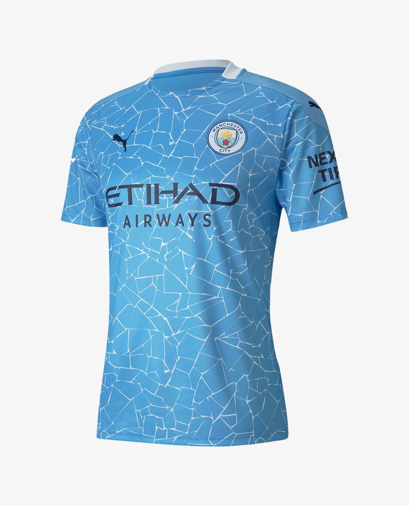PUMA - Áo thun thể thao nam ngắn tay Man City Home