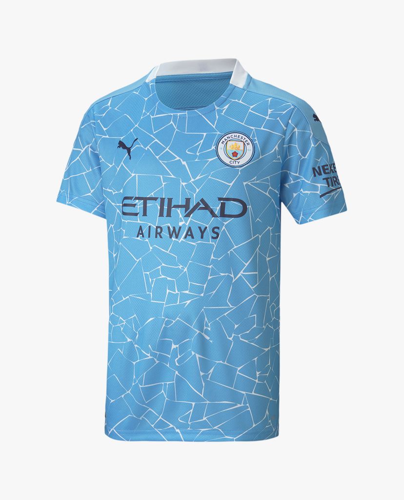 PUMA - Áo thun thể thao trẻ em Man City Home Replica Teamsport