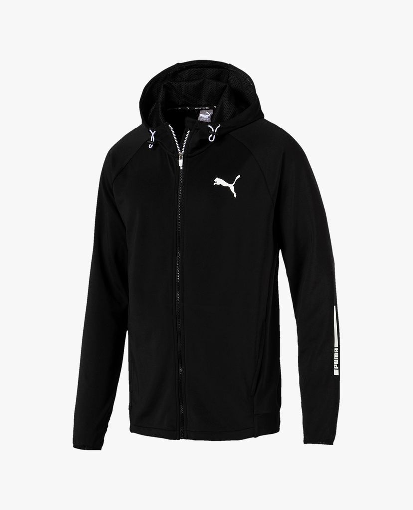 PUMA - Áo hoodie nam phối zip Tec Sports FZ