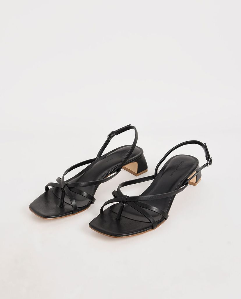 CHARLES & KEITH - Giày cao gót quai mảnh Strappy