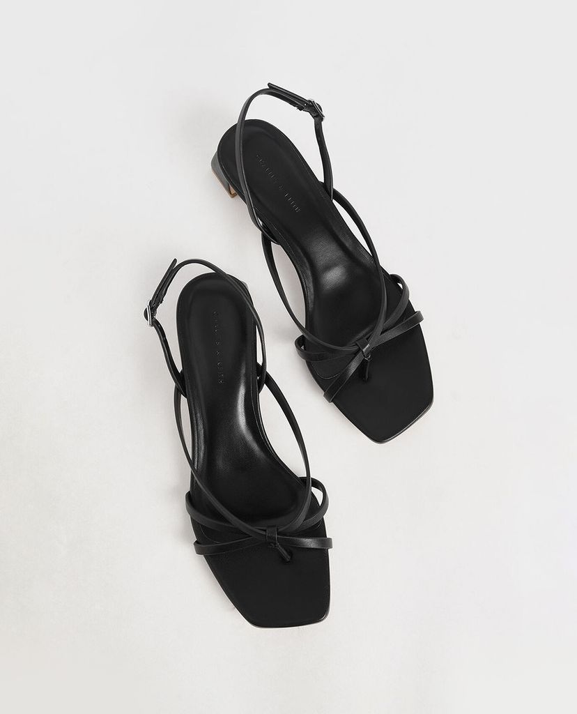 CHARLES & KEITH - Giày cao gót quai mảnh Strappy