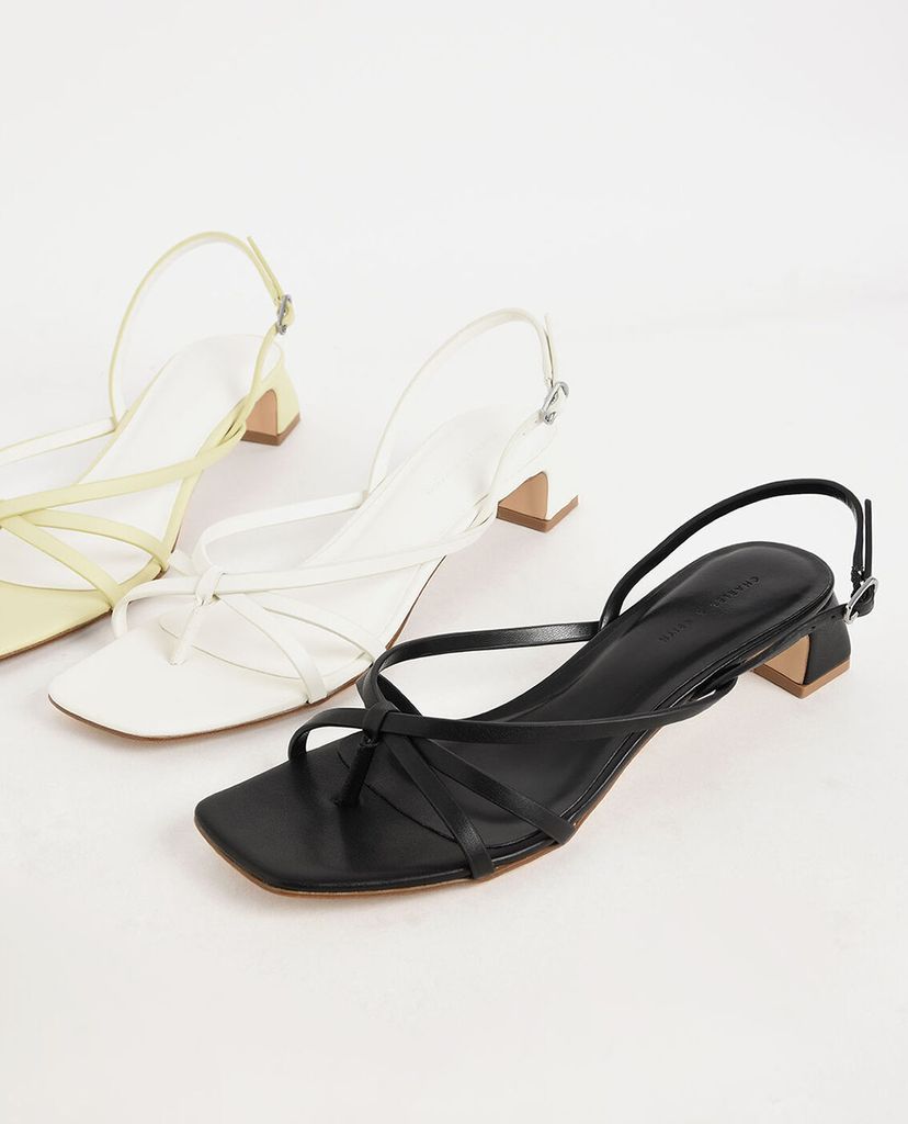 CHARLES & KEITH - Giày cao gót quai mảnh Strappy