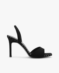 CHARLES & KEITH - Giày cao gót hở mũi Embellished Square Toe