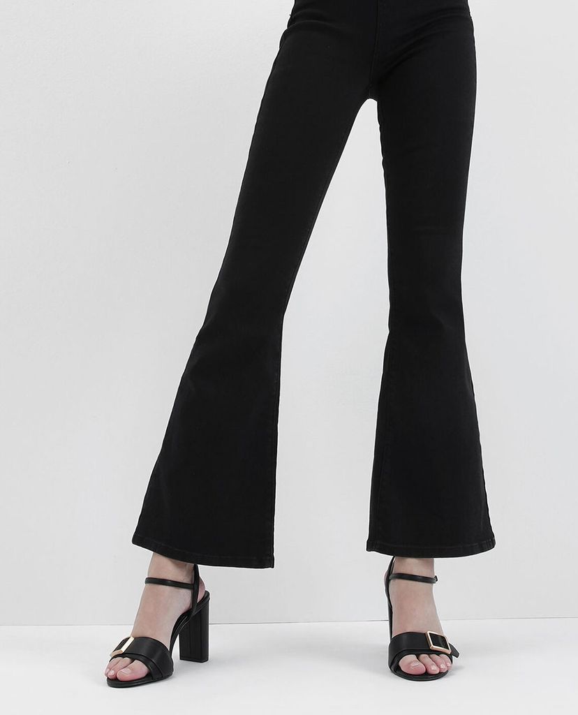 CHARLES & KEITH - Giày sandals cao gót Frame Buckle Chunky