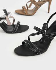 CHARLES & KEITH - Giày cao gót quai mảnh Front Knot Tie