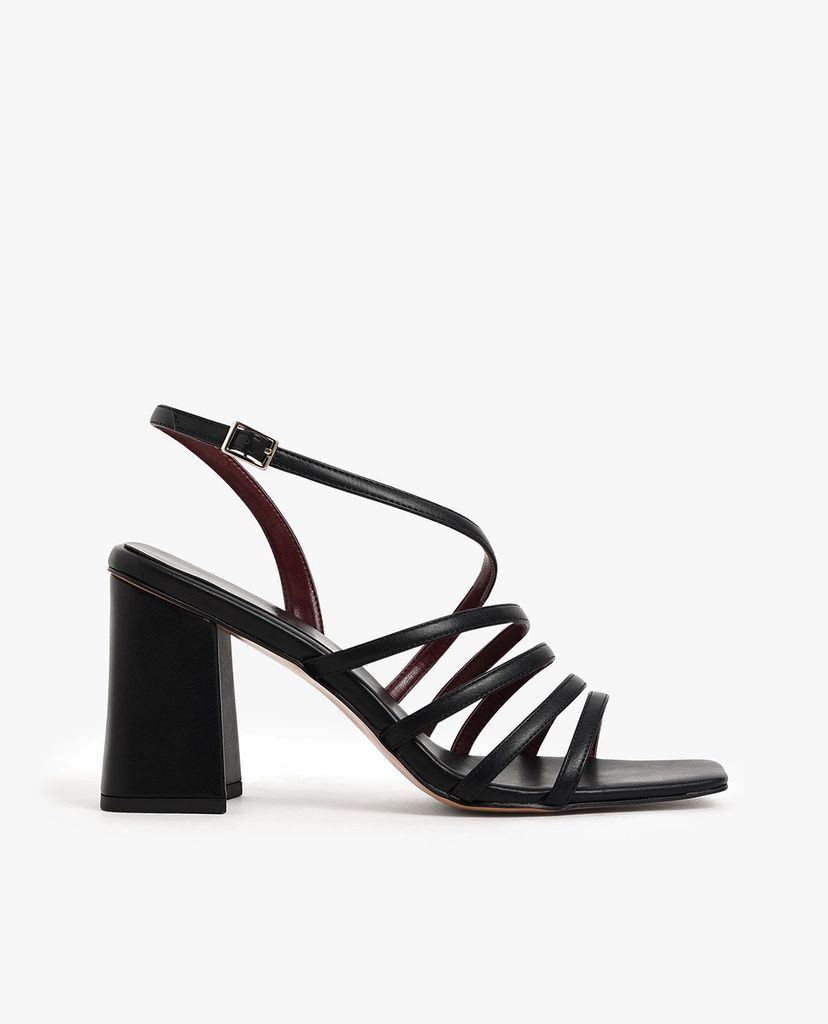 CHARLES & KEITH - Giày sandals cao gót Strappy Chunky