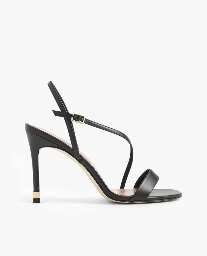 CHARLES & KEITH - Giày cao gót hở mũi Asymmetric Strap Slingback