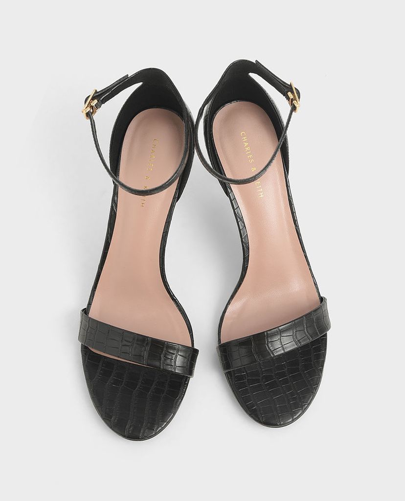 CHARLES & KEITH - Giày cao gót hở mũi Ankle Strap