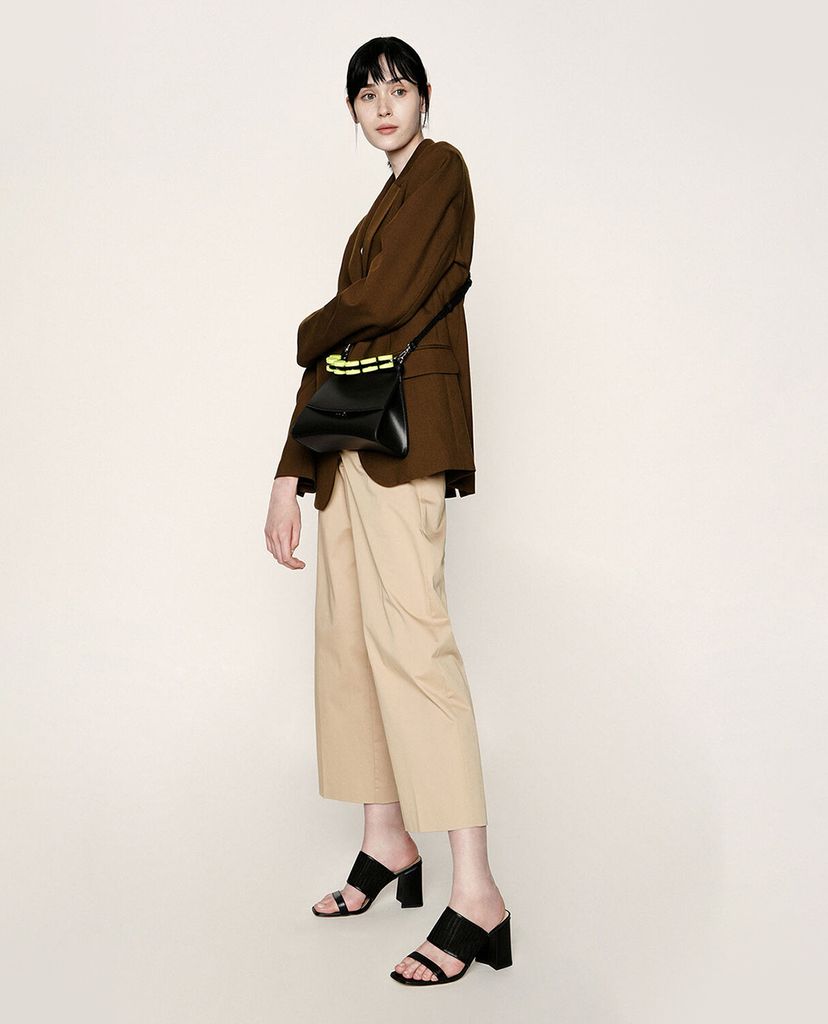 CHARLES & KEITH - Giày cao gót quai ngang đế trụ Mesh Strap