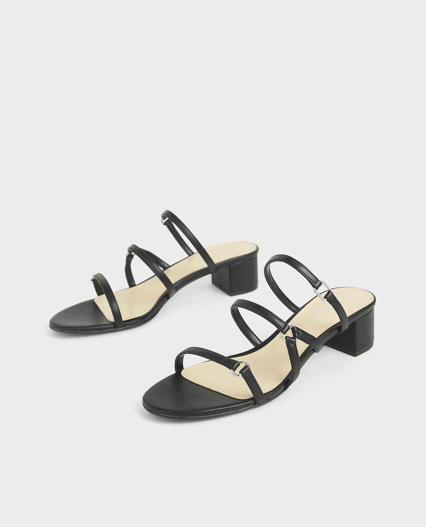 CHARLES & KEITH - Giày cao gót quai ngang mảnh Tri Strap