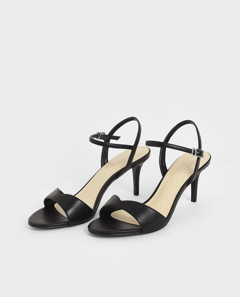 CHARLES & KEITH - Giày cao gót quai ngang Sweetheart Topline