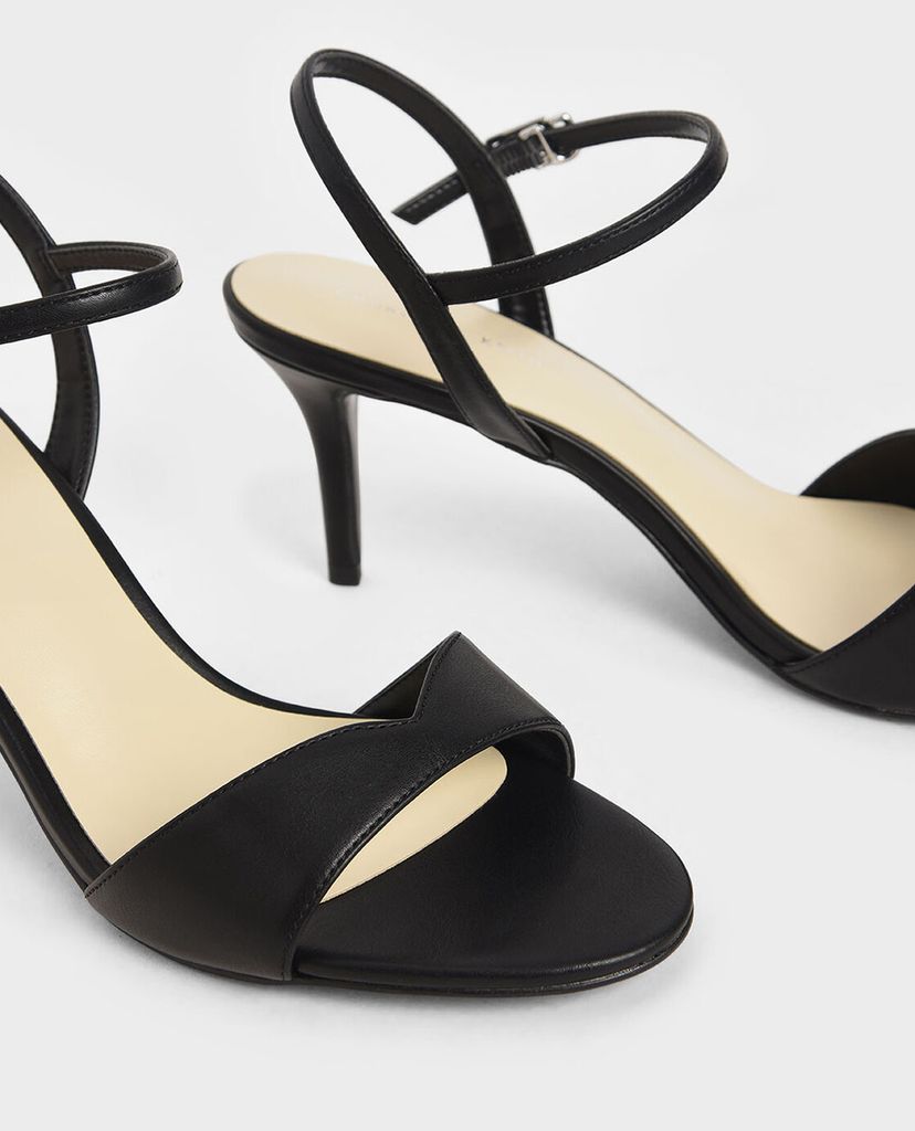 CHARLES & KEITH - Giày cao gót quai ngang Sweetheart Topline