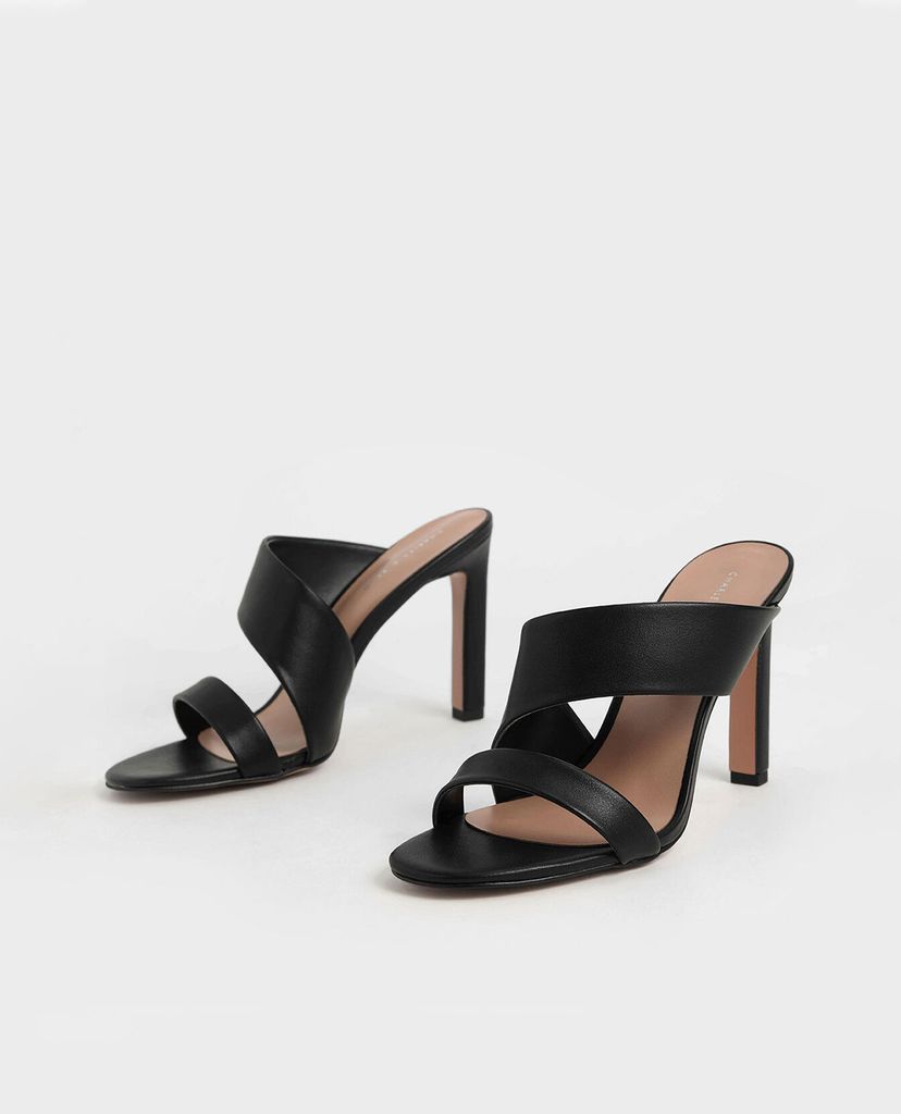 CHARLES & KEITH - Giày cao gót hở mũi Asymmetric Strap