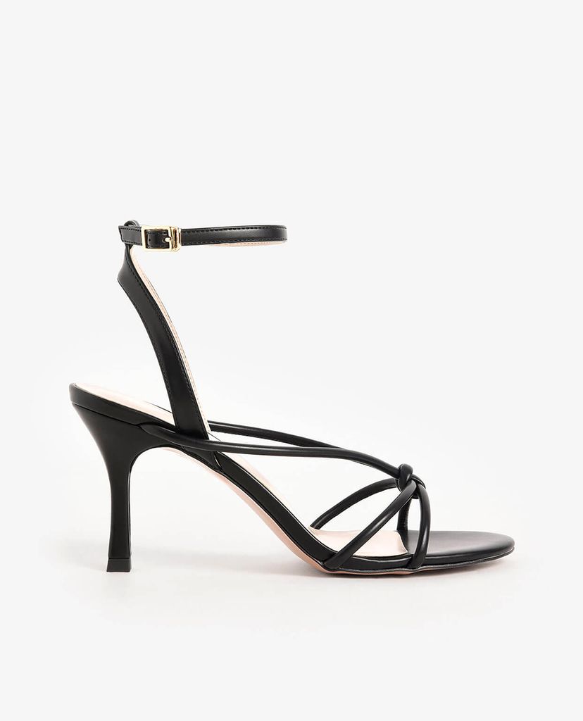 CHARLES & KEITH - Giày sandal cao gót hở mũi Front Knot