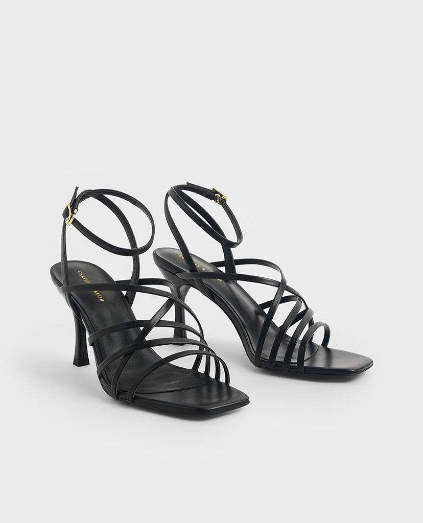 CHARLES & KEITH - Giày cao gót quai mảnh đan chéo Strappy Heeled