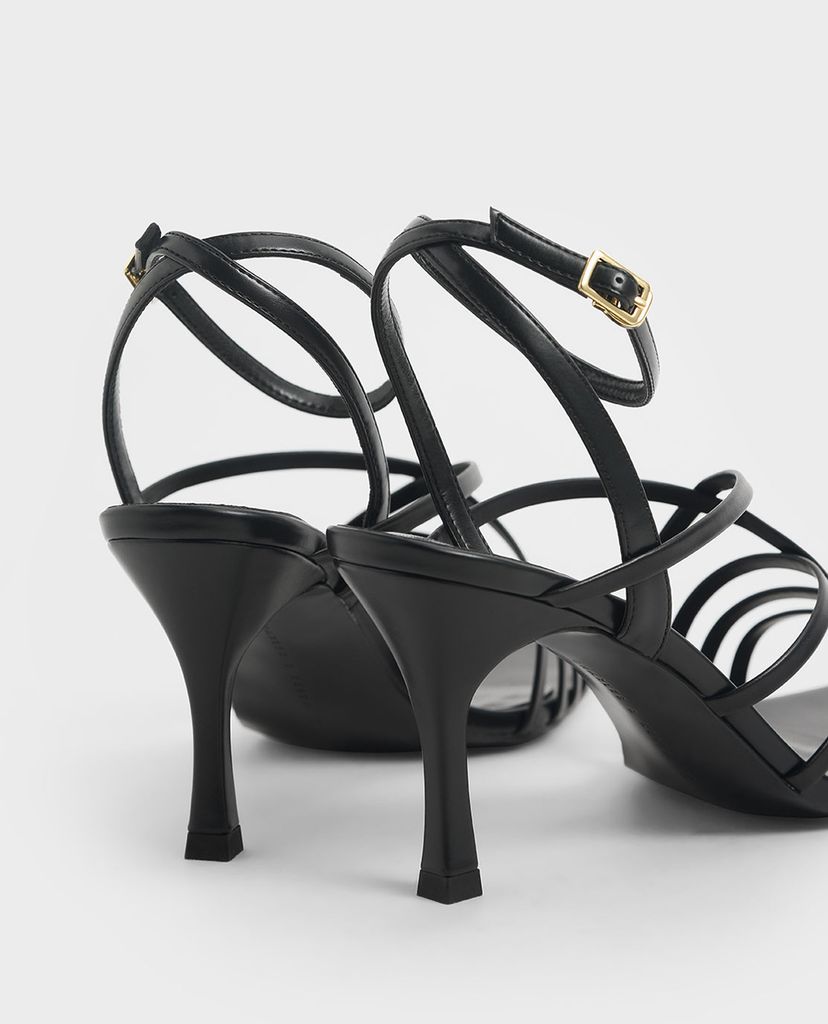 CHARLES & KEITH - Giày cao gót quai mảnh đan chéo Strappy Heeled
